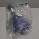 Luigi's Sink Plunger Kitchen - Sink Plunger Bathroom - Drain Bathtub or Shower - Small and Powerful Clog Remover - Commercial Style "Plumbers Plungers" with Large Bellows - Blue - Small