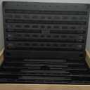 IRIS USA 5-Shelf Extra Heavy Duty Deep Plastic Storage Shelves, 1000lb Capacity, 75" H x 36" W x 24" D, Large Modular Shelving Unit Storage Organizer for Garage, Home, Warehouse & Gym, Rack - Black