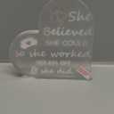 Nurse Gifts for Women – Heart Shaped Acrylic Paperweight, RN Graduation, Nurses Week, Christmas, or Nurse’s Day Appreciation Keepsake for Desk or Table Decor