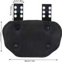 Sports Football Back Plate Curved Design Football Lower Back Protect Sports Protective Accessories Devil Pattern for Kids & Adults