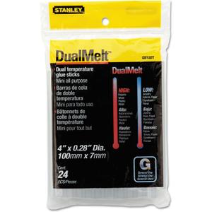 Stanley® DualMelt All-Purpose Mini Glue Sticks, Pack Of 24