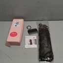 REECHO Ponytail Extension 26" Long Claw Clip Ponytail Extension Curly Wavy Pony Tails Hair Extensions Clip in Synthetic Hairpiece for Women, Dark Chocolate Brown