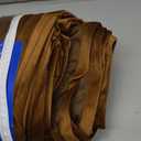 MIULEE Velvet Curtains 96 Inches Long 2 Panels Set for Bedroom, Pinch Pleat Back Tab Thermal Insulated Living Room Darkening Drapes Pleated Blackout Floor to Ceiling Curtains with Hooks, Golden Brown