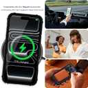 Magnetic for iPhone 17 Pro Max Case, Compatible with Magsafe, Bumper Protective Cover, Slim Shockproof Anti-Scratch Translucent Matte Men Women Phone Case for iPhone 17 Pro Max 6.9", Black