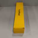 FunWheat Round Braided Placemats Set of 6 Table Mats for Dining Tables Woven Washable Non-Slip Place mats 15 inch(White, 6pcs)