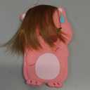 Case Compatible with iPhone 12/12 Pro,Cute 3D Kawaii Funny Ugly Beaver Cartoon Cover with Keychain Soft Silicone Gel Drop Protector Women Girls