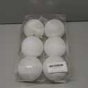 3.94" Large Christmas Balls Shatterproof Pearl White Christmas Ornaments 6 Pcs Big White Christmas Ornaments Balls for Christmas Tree Holiday Wedding Party Decoration