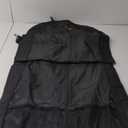 Trifold 66 Inch Women Travel Garment Bag With 7 pockets | Extra Long Wedding Dress, Formal, Evening, Ball Gown | Hanging, Breathable, Foldable | Full Length Traveling Clothes Carry On