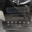 AllerEase Platinum Allergy Defense Particles Proof Temperature Balancing Luxurious Plush Fabric Machine Washable Bedbug Bite Proof Durable Zippered Pillow Protector, King Size, White