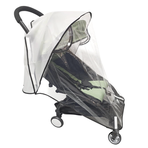 Breathable Clear Stroller Rain Cover for Kolcraft Cloud Plus Stroller, Windproof, Protect from Dust and Snow, Travel Weather Shield (for Kolcraft Cloud Plus)