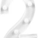 Battery Operated Led Number Lights for Christmas Decor Warm Glow Night Light for Parties and Year Celebrations Safe for Boys and Girls Easy to Use Requires Aa Batteries