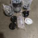 12-Piece Smoothie Blender Maker 25,000 RPM Personal Blender for Ice Crushing Smoothies & Frozen Drinks Nuts with 23oz, 32oz, 37oz Portable Cups Two 6-Leaf Stainless Steel Blades, Silver