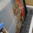 Trwcrt 4 Pack 8x10 Floating Picture Frame, Double Glass Picture Frames Display up to 10 x 12 photos for Desktop or Wall Hanging, Black