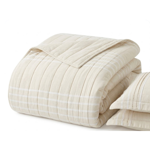 Cream Queen Size Quilt Bedding Set, Reversible Lightweight Bed Spreads Oversized Queen Quilt with Pillow Covers