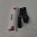 AirTag Dog Collar - Genuine Leather Dog Collar with Apple AirTag Holder and Metal Buckle - Smart GPS Tracking Pet Collars for Small Medium Large Dogs Puppy (Smoky Blue, M, 14-18 Neck Fit)