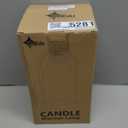 Soilsiu Candle Warmer Lamp with Timer, Electric Black Candle Warming Light for Bedroom, Dimmable Wax Melts Warmer for Home Decor Beside Lamp Gifts for Women (2 Bulbs Included)