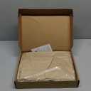 Beckham Hotel Collection Twin Sheet Set 100% Cotton, 500TC Luxury Sateen Bedding, 16 Deep Pocket, Moisture-Wicking, 3-Piece, Sand