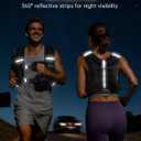 Renoj Weighted Vest for Women Men: 11lb Fixed Weights for Walking, Running, Training, Exercise, Weight Loss - With Reflective Strips and Storage Pocket