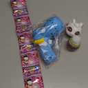 Easter Bubble Guns for Toddlers & Kids: Easter Basket Stuffers 2-Pack Bunny & Egg Themed - Leak-Proof Bubble Blaster Toys with Refill Solution - Perfect for Easter Egg Hunt & Outdoor Party (Blue-pink)