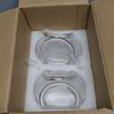 Glass Purse for Drinks Set of 2,24oz Unique Funky Thick Wine Glasses Gifts for Women Party,Fish Bowl Vase,Creative Unique Drinking Glass for Fruit Juice,Tea,Matcha,Coffee,Flowers (Bubbled)