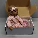 SCOM Black Baby Dolls, 18 Inch Large Realistic Cute Soft Body Baby Doll Real Life Baby Dolls Girl with Accessories, Gift for Ages 3+ Kids, Pretend Play Collection