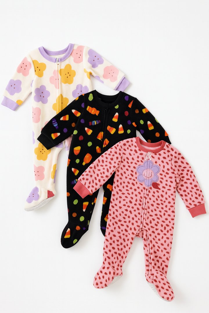 Simple Joys by Carter's Kids' 3-Pack Snug Fit Footless Cotton Pajamas 18M