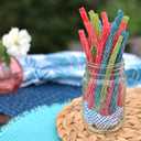 Sour Punch Sour Punch Twists, 6" Individually Wrapped Soft & Chewy Candy, 4 Fruit Flavors, 3.9-LB Tub, 3.9 lb