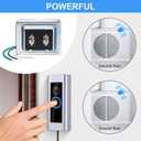 Maxdot 1 Pack Doorbell Transformer 16V 30VA Compatible with Ring Wired Video Doorbell, Safe UL Listed Wired Door Bell 30VA Kit, Easy to Install Door Bell Transformer for Home