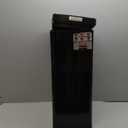 iTouchless 14 Gallon Sliding Lid Automatic Sensor Trash Can with Odor Filter System, 52 Liter Black Steel Touchless Kitchen Garbage Bin, Matte Black