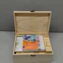 78 PCS Fun Baby Shower Games Sign Kit, Unique Baby Shower Ideas, Funniest Games Ever Where You Can Draw to Your Heart's Content, Suitable for Boy and Girls (Wood Block Kit)