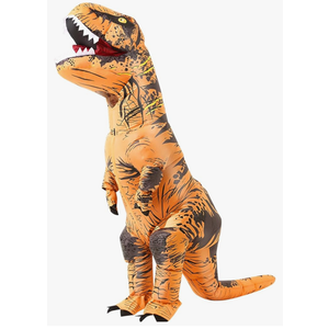 Halloween Inflatable Dinosaur Costume Adult Fancy Dinosaur Suit Blow up Trex Costume Full Body Dino Costume For Halloween Cosplay Party(brown) Halloween Inflatable Dinosaur Costume Adult Fancy Dinosaur Suit Blow up Trex Costume Full Body Dino Costume For Halloween Cosplay Party(brown)