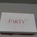 PARTY Women's Open Toe Ankle Strap Low Block Chunky Heels Sandals, Khaki, 11