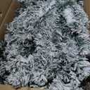 6 ft. Unlit Premium Snow Flocked Hinged Artificial Christmas Tree with Metal Stand