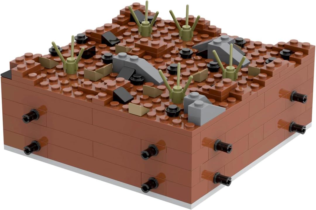 2 x WW2 Battlefield Ground Military Building Block Set(143PCS).WW2 Building Block Fun for Kids and History Buffs.