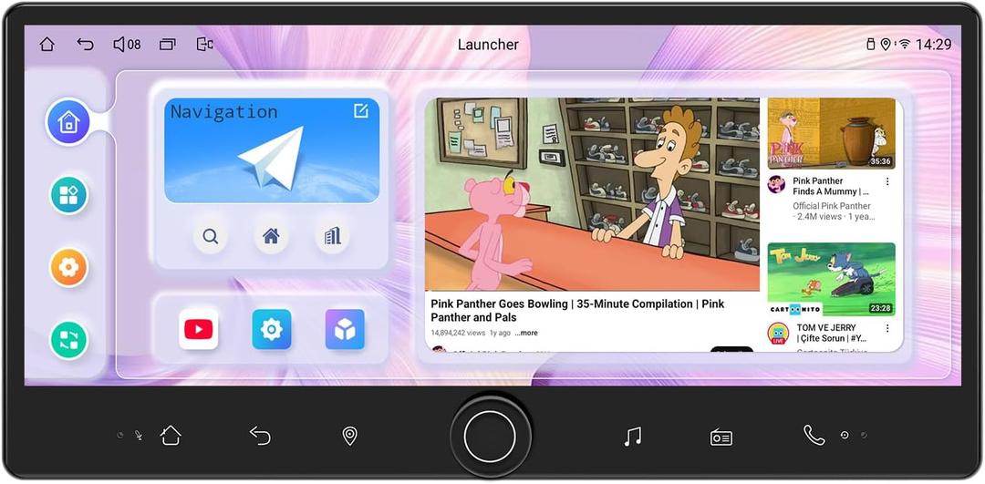 Joying 12.3" Double Din Car Stereo with Carplay and Android Auto, Android 13 Head Unit Detachable Touch Screen Radio with Subwoofer Output, Coaxial Output, Optical Output(JY-HTD03N8)