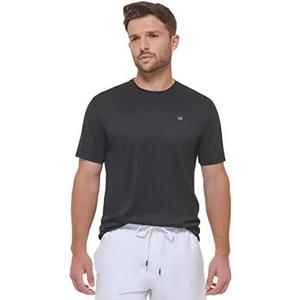 Calvin Klein Men's Standard Light Weight Quick Dry Short Sleeve 40+ UPF Protection Active Top, Medium