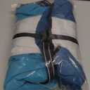 SUNFURA Large Dog Coat with Harness Built in, Warm Dog Jacket Waterproof Pet Winter Coat Snowsuit for Cold Weather, Reflective Fleece Jacket for Large Dogs, Border Collie, Turquoise XL