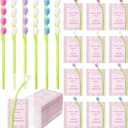Gueevin 24 Set End of School Year Student Gifts Bulk for Kids Including 24 Pcs Color Changing Tulip Ballpoint Pens and 24 Notepads from Teacher Gift Classroom