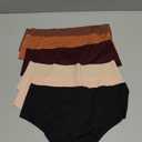 Wealurre Womens Underwear High Waisted Seamless Thongs for Women Breathable No Show Panties for Ladies 6 Pack, M