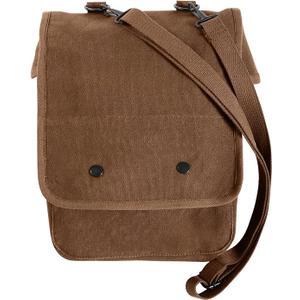 Rothco Canvas Map Case Shoulder Bag (One Size, Earth Brown)