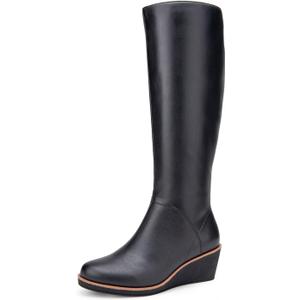 Aerosoles BINOCULAR Tall Wedge Boot, Black, 9M
