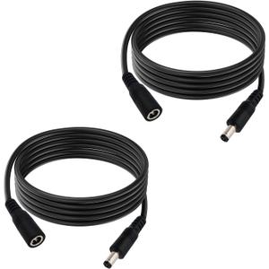 9.8FT DC Power Extension Cable 5.5mmx2.1mm 18AWG Male to Female 12V Extension Cable for CCTV Surveillance Camera Router LED Light Ba 2pcs