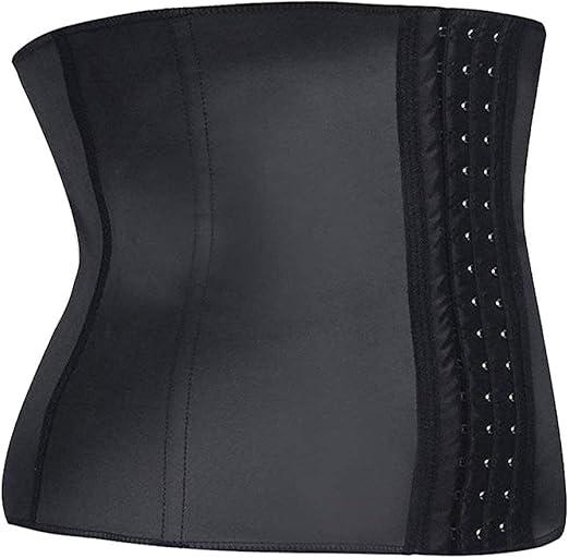 YIANNA 
Waist Trainer Women Body Shaper Long Torso Tummy Control Corset for Sport Cincher Latex Shapewear
 XL