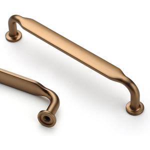 Asidrama 30 Pack 5 Inch(128mm) Champagne Bronze Kitchen Cabinet Handles, Cabinet Pulls Kitchen Cabinet Hardware for Cupboard Drawer Pulls