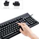 Perixx Periboard-106, Wired Performance Full Size Keyboard, Curve Ergonomic Keys, Black, US English Layout (11204)
