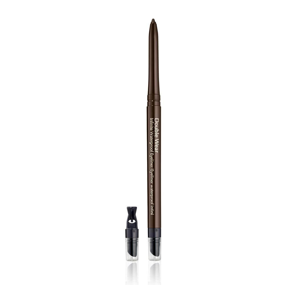 Este Lauder Double Wear Long-Lasting Infinite Waterproof Eyeliner | Includes Built-In Sharpener (02 Espresso)