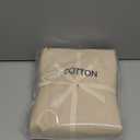 SONORO KATE 100% Egyptian Cotton Sheets Queen Size - 600 Thread Count, Luxury Hotel Sateen Weave Bedding Set, Soft Breathable Sheet Sets, 16" Deep Pocket - 4 PC(Beige,Queen)