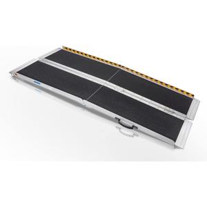 7FT KOLO Foldable Wheelchair Ramp, 84" L x 31.3" W, 800 lbs Capacity, Non-Skid Portable Ramps for Steps, Lightweight with Handle, for Wheelchairs Scooters to Home Steps Stairs Doorways