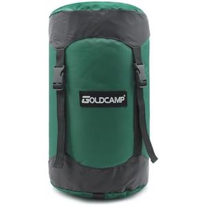 GOLDCAMP Sleeping Bag Stuff Sack, XL Compression Sack, Great for Backpacking and Camping (Green, XL)