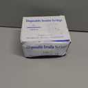 U-100 1ml Syringe with Needle, 31G 1/4" 6mm 1cc Syringes, Disposable Individual Package, Pack of 100